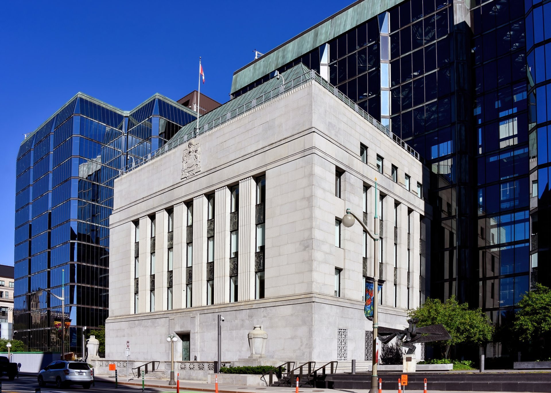 Banque du Canada - Édifice de la banque centrale à Ottawa